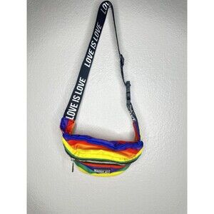 Madden Girl Belt Bag Womens One Size Rainbow Love Is Love Pride Fanny Pack Color